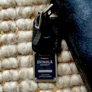 Shinola large Black leather tote purse